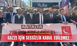 Saadet Partisi İl Başkanı Tekin: Gazze için sessizlik kabul edilemez