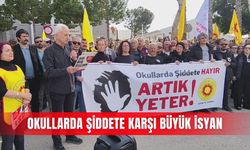 Okullarda şiddete karşı büyük isyan