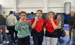 Serik'te kadınlardan 3 madalya