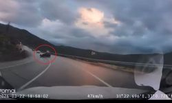 Kayganlaşan yolda kontrolden çıktı