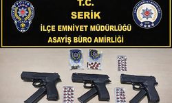 Serik'te silahla ateş açan 7 kişi tutuklandı