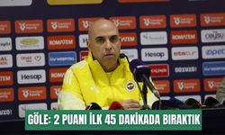 Zeki Murat Göle: 2 puanı ilk yarıda kaybettik