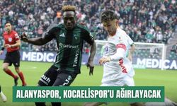 Alanyaspor evinde Kocaelispor’u ağırlayacak