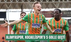 Alanyaspor, Kocaelispor’u 5 golle geçti