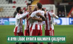 Antalya futbolu 4 ayrı ligde ayakta kalmaya çalışıyor