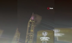 Dubai'de gökdelende patlama meydana geldi