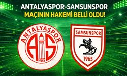 Antalyaspor-Samsunspor maçının hakemi belli oldu