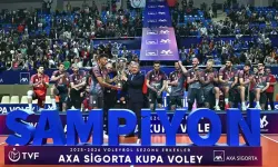 AXA Sigorta Kupa Voley’de şampiyon Ziraat Bankkart