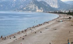 Konyaaltı'nda yazı aratmayan görüntüler