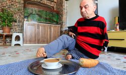 Onu görenler azmine hayran kalıyor