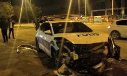 Patlamış lastiklerle kaçtı, park halinde bulundu