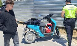 Otomobil ile motorlu bisiklet çarpıştı: 1 yaralı