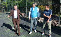 Kemer'e yeni halı saha