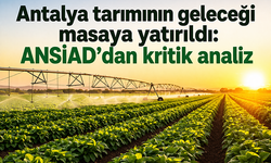 Antalya tarımının geleceği masaya yatırıldı: ANSİAD’dan kritik analiz