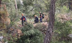 Dağda mahsur kalan genç dronla kurtarıldı
