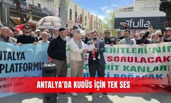 Antalya’da Kudüs için tek ses