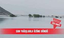 Son yağışlarla özüne döndü