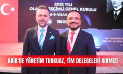 BAİB'de yönetim turkuaz, TİM delegeleri kırmızı