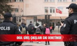 Okul giriş çıkışları sıkı denetimde