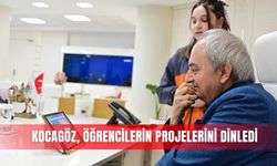 Kocagöz, öğrencilerin projelerini dinledi