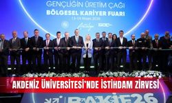 Akdeniz Üniversitesi’nde istihdam zirvesi