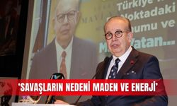 ‘Savaşların nedeni maden ve enerji’