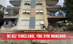 Serik’te çöp ev kabusu bitmiyor: İki kez temizlendi, yine aynı manzara!