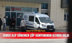 Kepez’de kahreden kaza: Ekmek alıp dönerken çöp kamyonunun altında kaldı