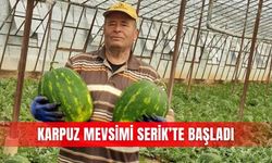 Karpuz mevsimi Serik’te başladı