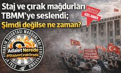 Staj ve çırak mağdurları TBMM’ye seslendi; Şimdi değilse ne zaman?