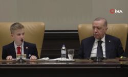 Cumhurbaşkanı Erdoğan, Bakan Tekin ve çocukları kabul etti