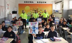 Öğrencilere trafik eğitimi