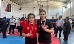 Serik'te ortaokul öğrencilerinden 2 madalya