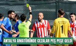 Kaçak oyuncu, hakeme müdahale ve küfür… Antalya amatöründe cezalar peş peşe geldi