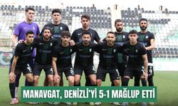 Manavgat Belediyespor, Denizli’yi 5-1 mağlup etti