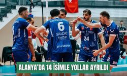 Alanya Belediyespor’da 14 isimle yollar ayrıldı