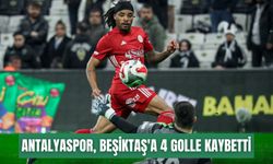 Antalyaspor, Beşiktaş'a 4 golle kaybetti: 2-4