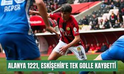 Alanya 1221 FSK, Eskişehir'e tek golle kaybetti