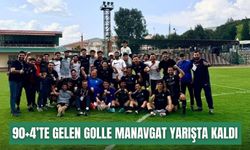 90+4’te gelen golle Manavgat yarışta kaldı