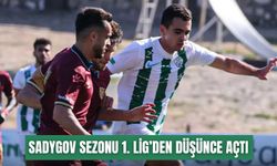 Serikspor’un golcüsü Sadygov sezonu 1. Lig’den düşünce açtı