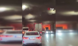 Sabiha Gökçen Havalimanı’nda araç yangını paniğe neden oldu