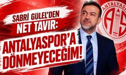Sabri Gülel’den net tavır: Antalyaspor’a dönmeyeceğim!