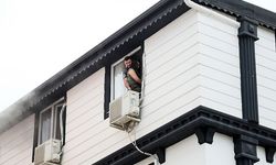 Antalya'da apart otelde yangın