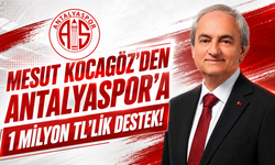 Mesut Kocagöz’den Antalyaspor’a 1 milyon TL’lik destek!