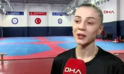 Milli tekvandocu Emine Göğebakan, Avrupa ikincisi oldu
