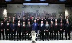 Cumhurbaşkanı Erdoğan, Süper Lig şampiyonu Galatasaray’ı kabul etti