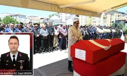 Şehit Astsubay Yusuf Ergün, son yolculuğuna uğurlandı