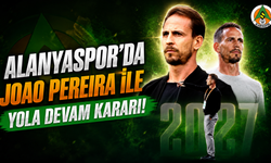 Alanyaspor'da Joao Pereira ile yola devam kararı!