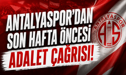 Antalyaspor’dan son hafta öncesi adalet çağrısı: “Tüm takımlar aynı ciddiyetle sahaya çıkmalı”