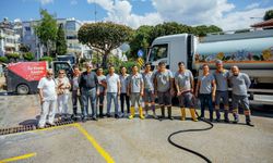 Temizlik işleri ekipleri Alanya'yı bayrama hazırlıyor